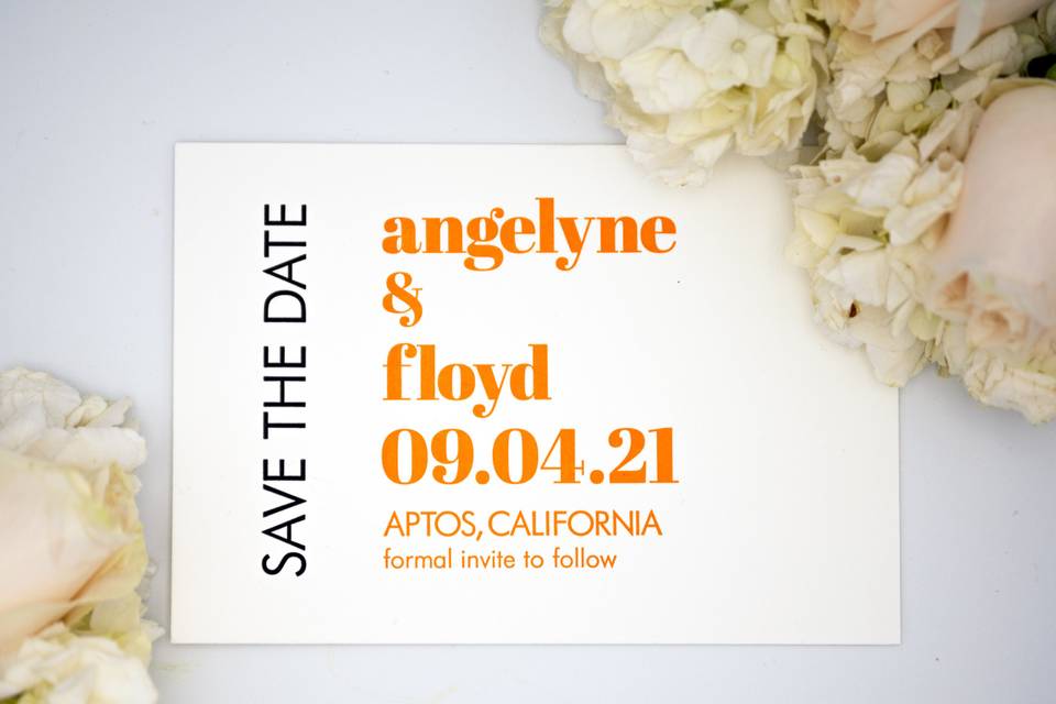 Angelyne + Floyd Save the Date