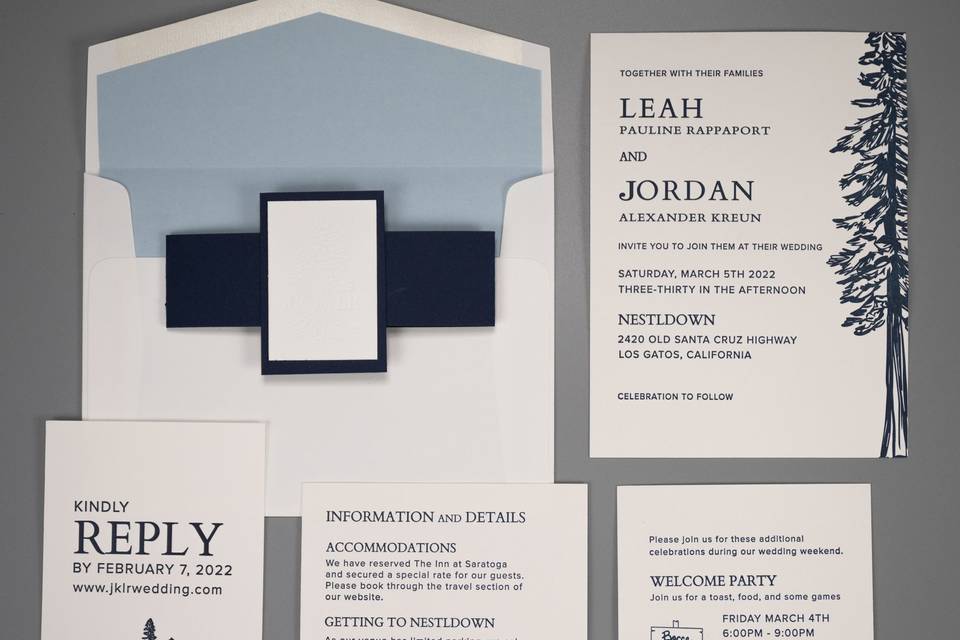 Jordan + Leah Invite Suite