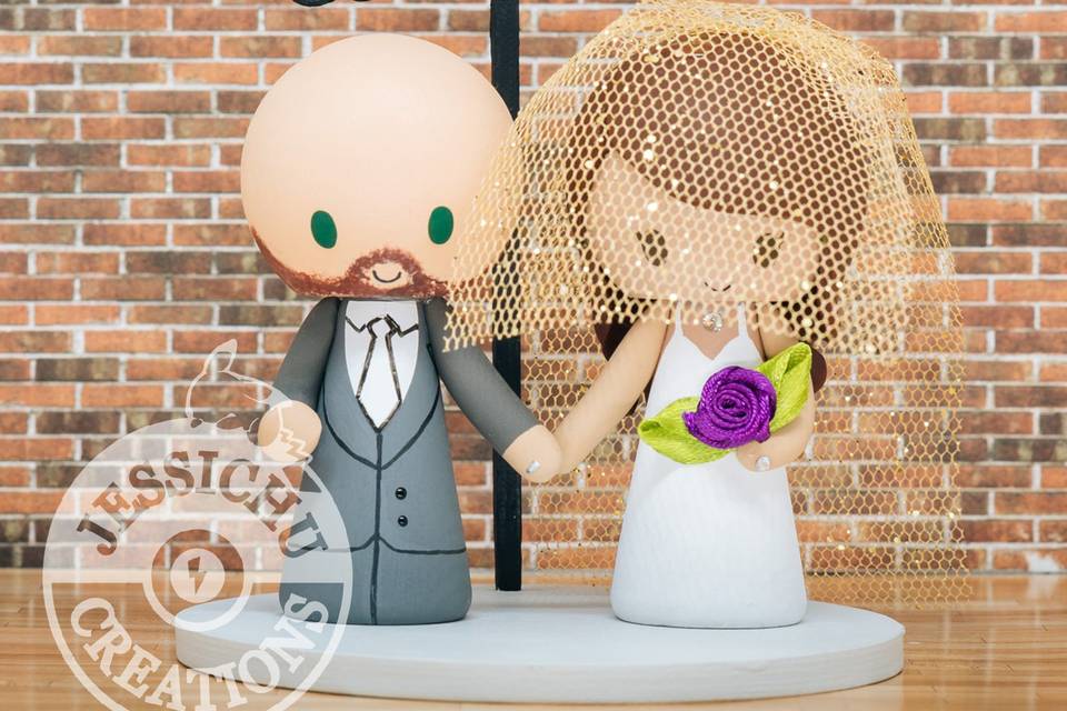 Custom Wedding Cake Toppers