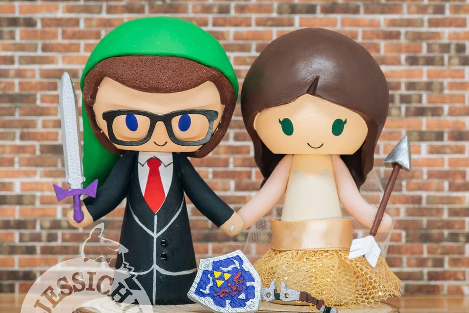 Custom Wedding Cake Toppers