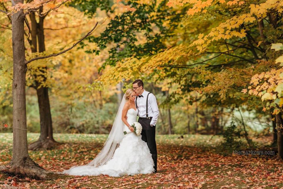 Couple in the autumn