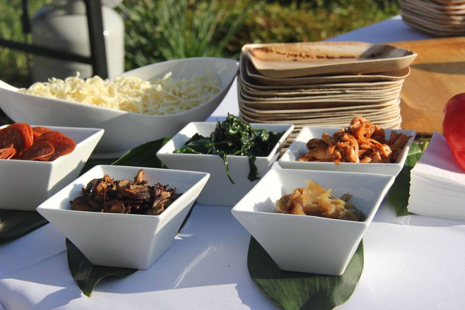 Crab Cake Slider Station