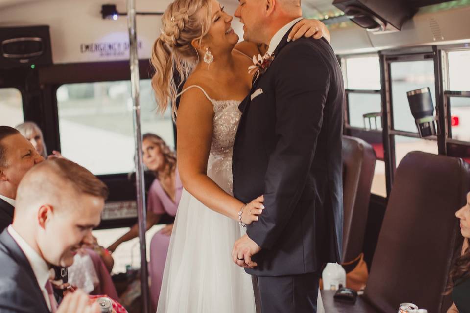 1st dance on the bus