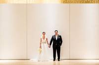 Couple holding hands