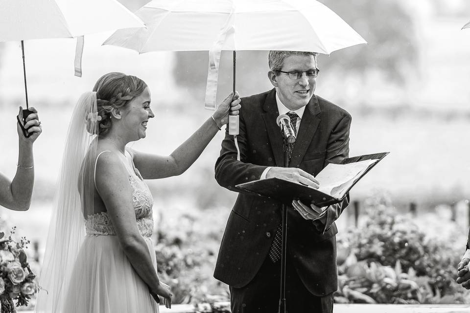 Beltane ranch wedding ceremony