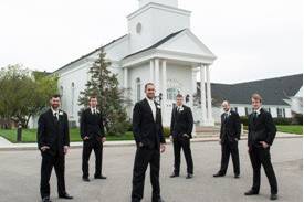 Groom and groomsmen