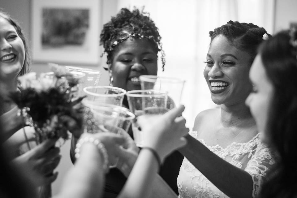 Pre-wedding toast