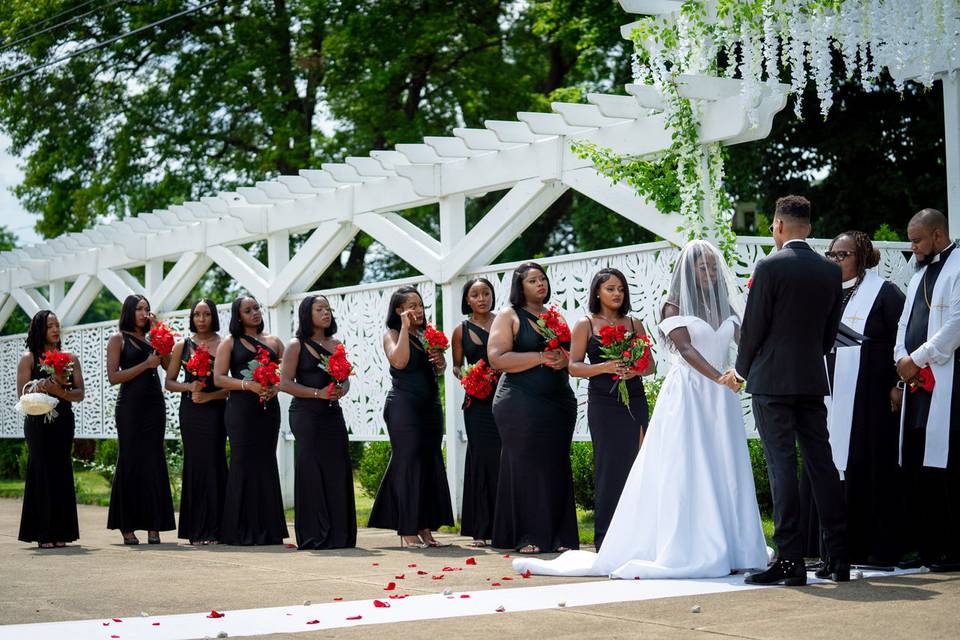Ceremony by Pergola