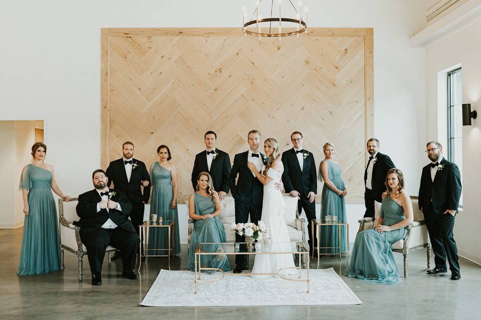 Bridal party portraits