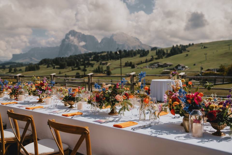 Wedding Reception Dolomites