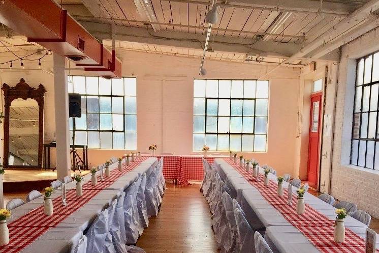 A picnic themed wedding