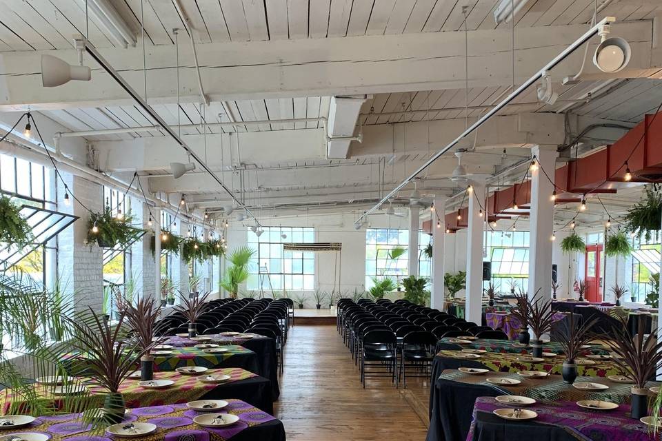 A garden wedding