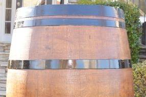 Decorative Barrel, Glass & Wood Tops Available