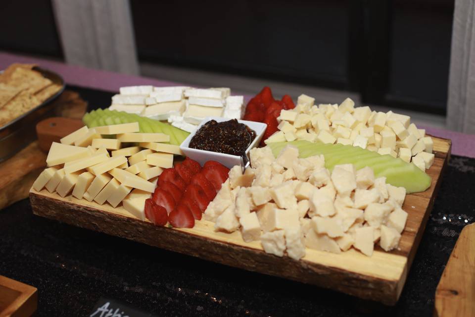 Cheese Display - Reception