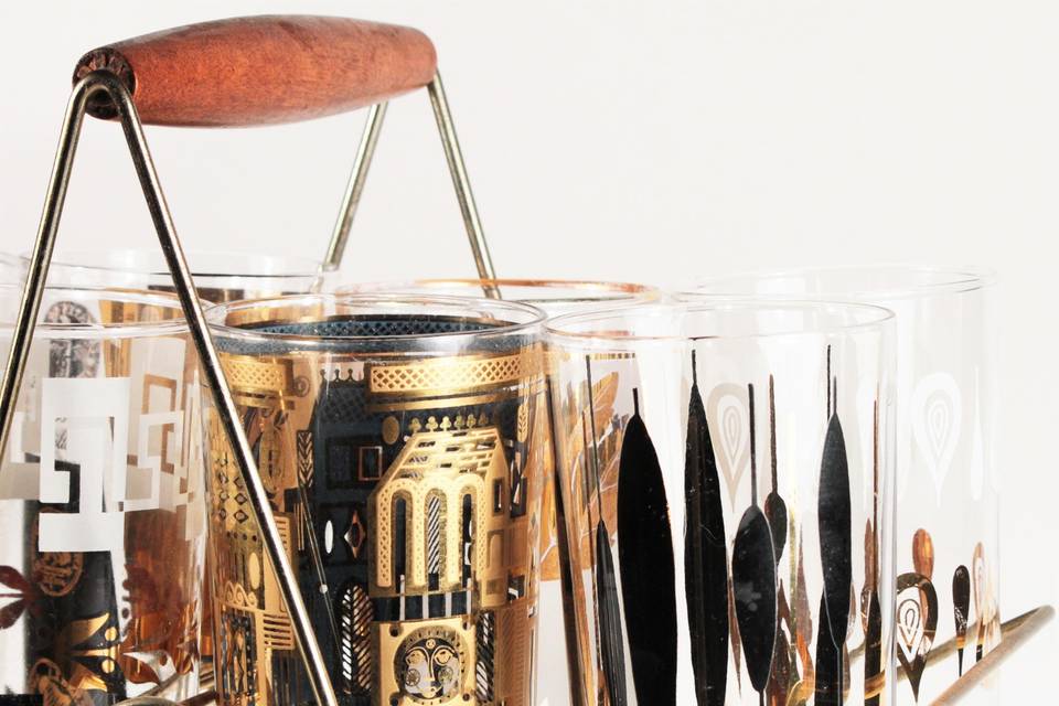 Mid-century vintage tumblers