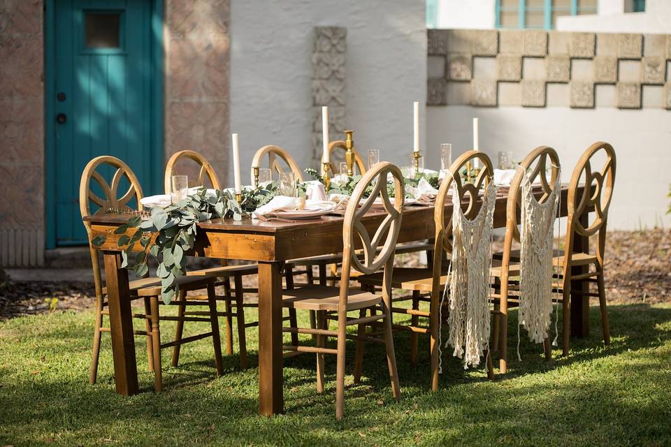 Boho setting