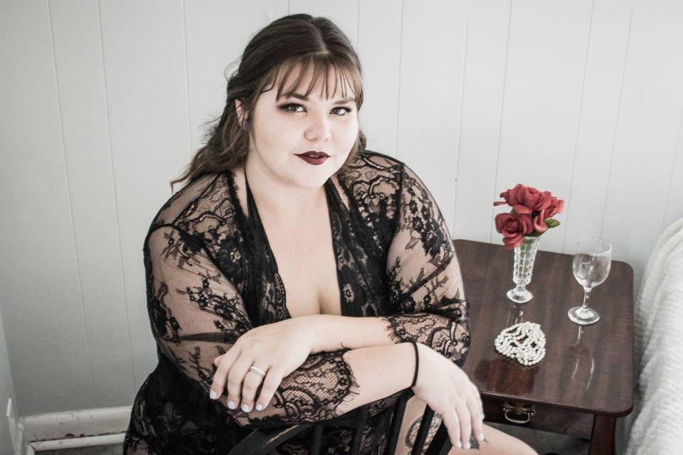 Sheer lace - Love Me Boudoir Photography