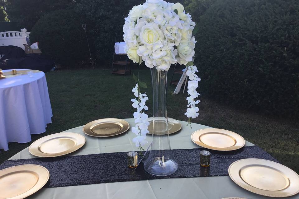 Classic white flowers