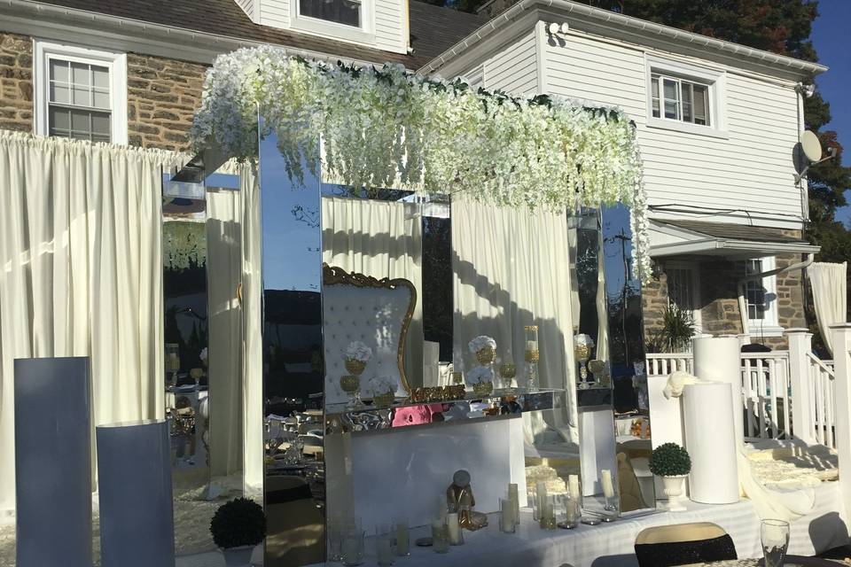 Lavish wedding decor