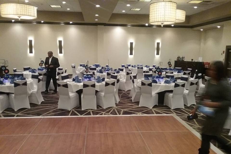 Dance floor area