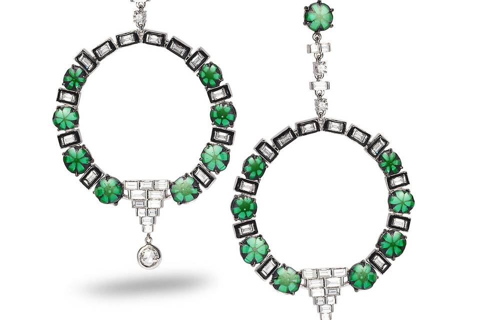 COOMI X MUZO Emerald Earrings