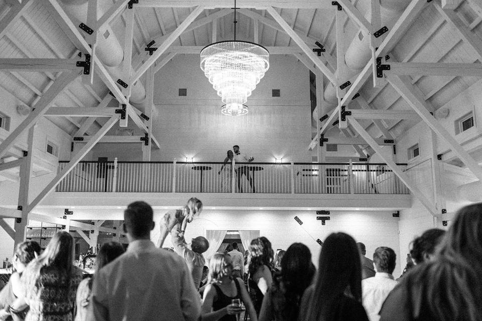 Interior Barn and balcony