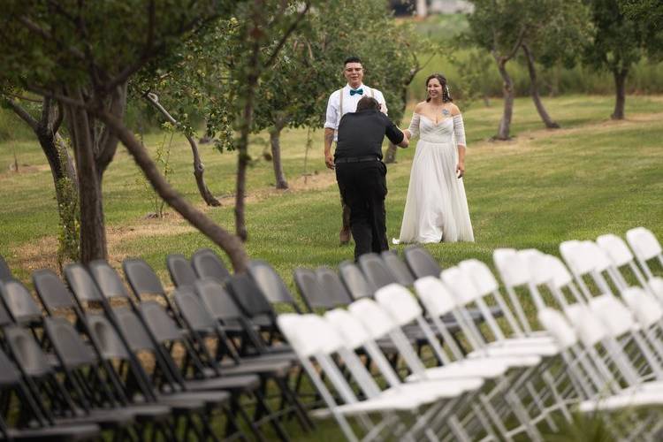 Couple in the Orchard