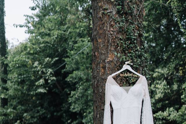 Boho bridal details