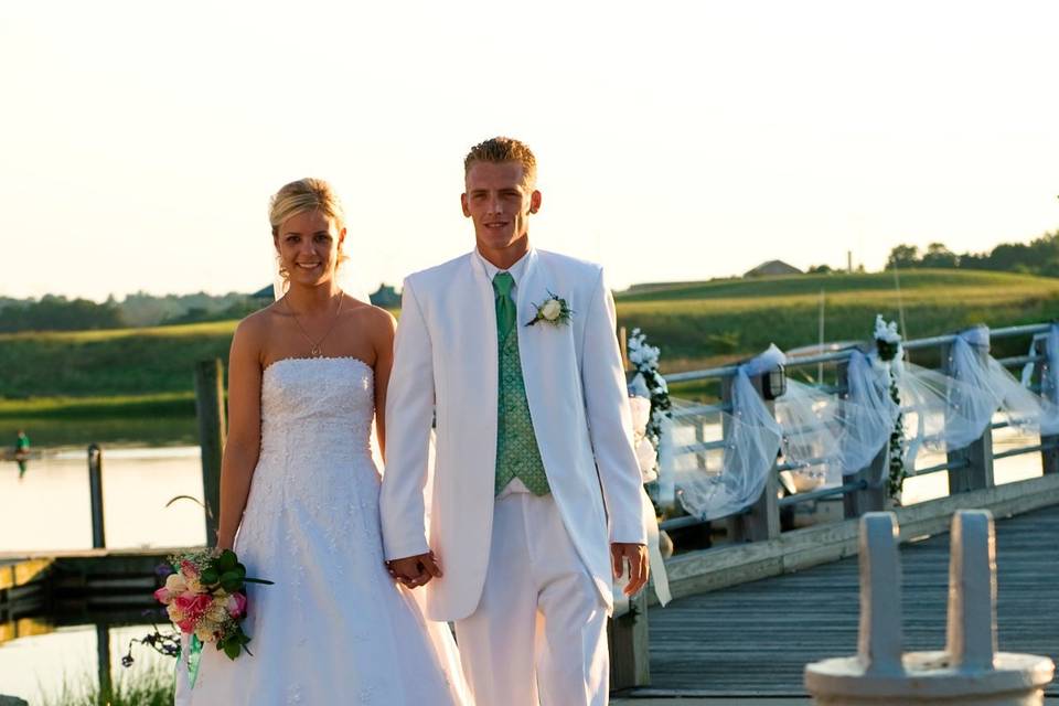 Bride and groom