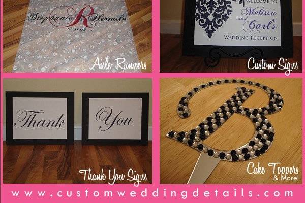 Custom Wedding Details