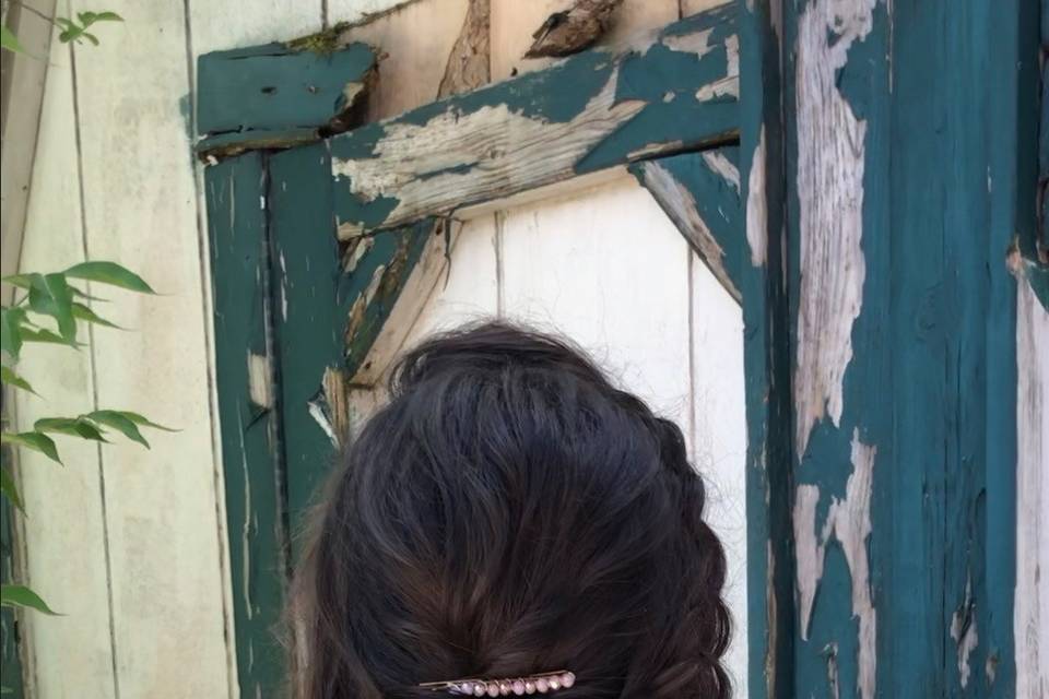 Pull through braid