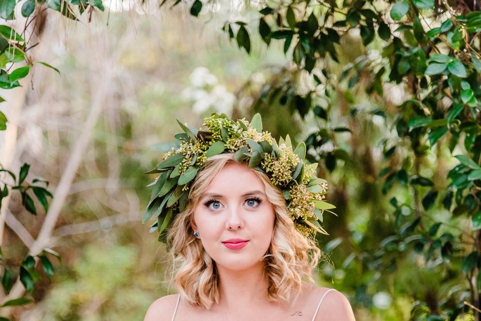 Woodland bride