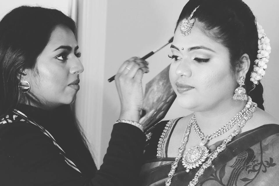 Indian Baby Shower Makeup