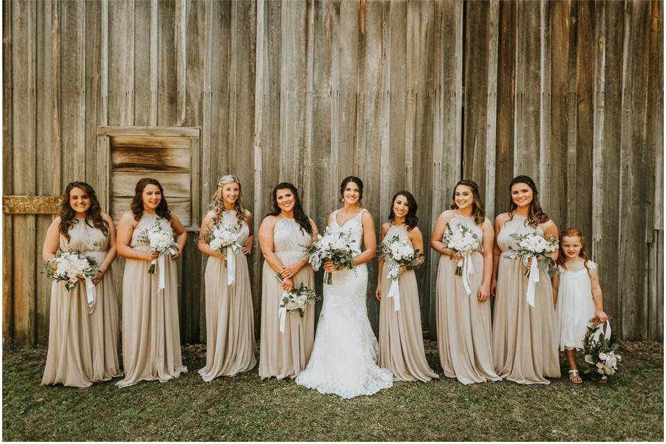 Beautiful Bridal Party