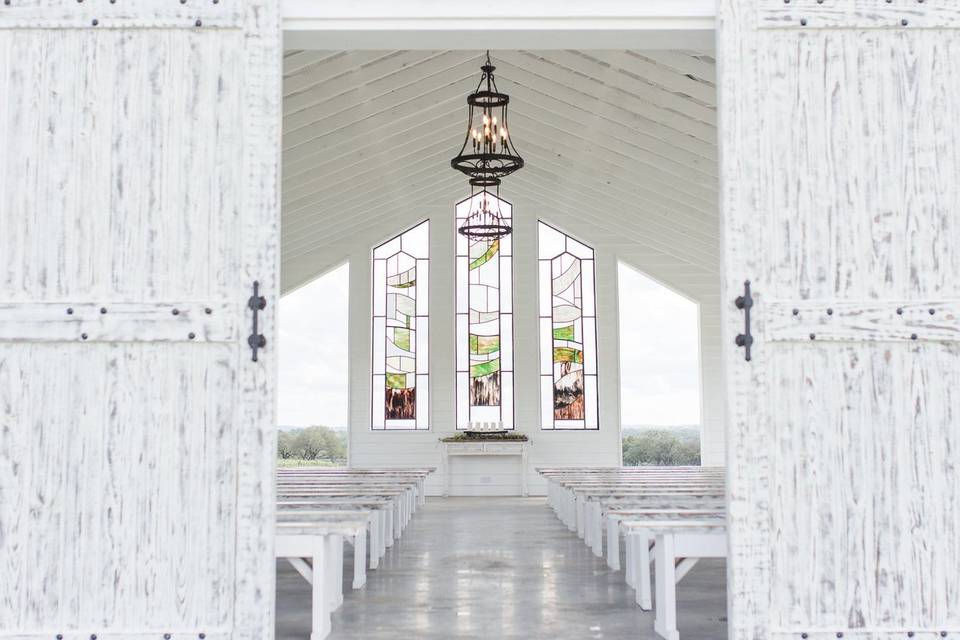 Entry to the ceremony venue