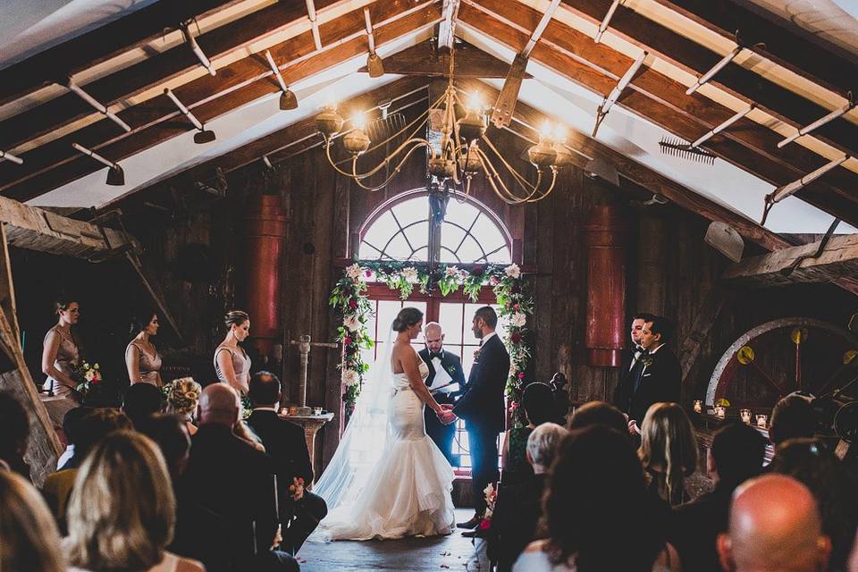 Beautiful barn wedding