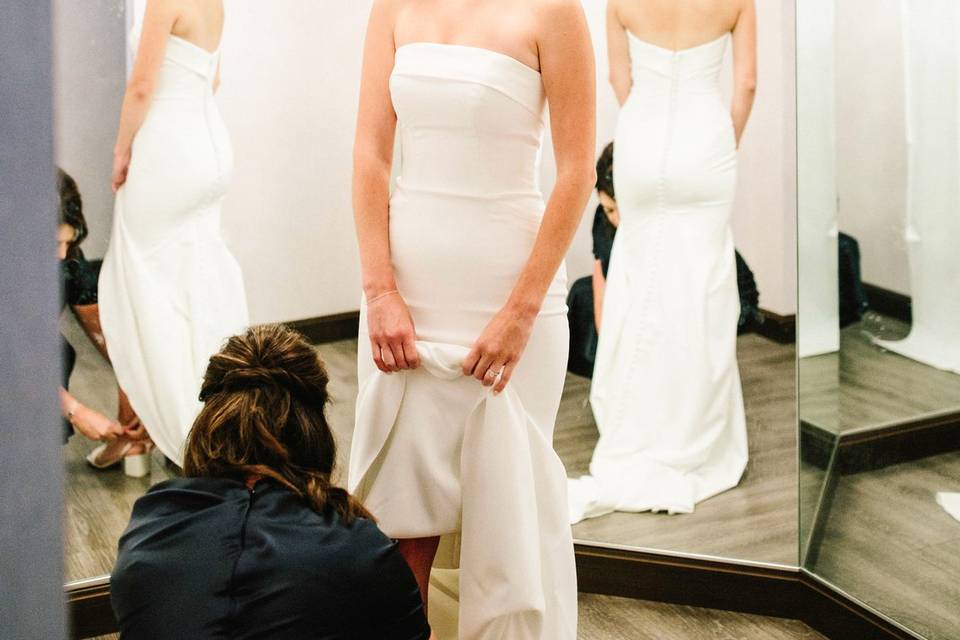 Bride in Derby Suite