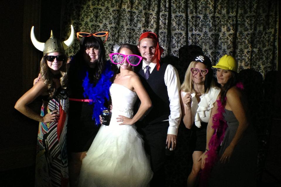 Wedding photo booth