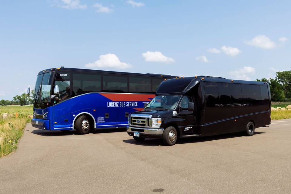 Full-size coach and mini coach