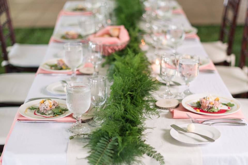 Reception table
