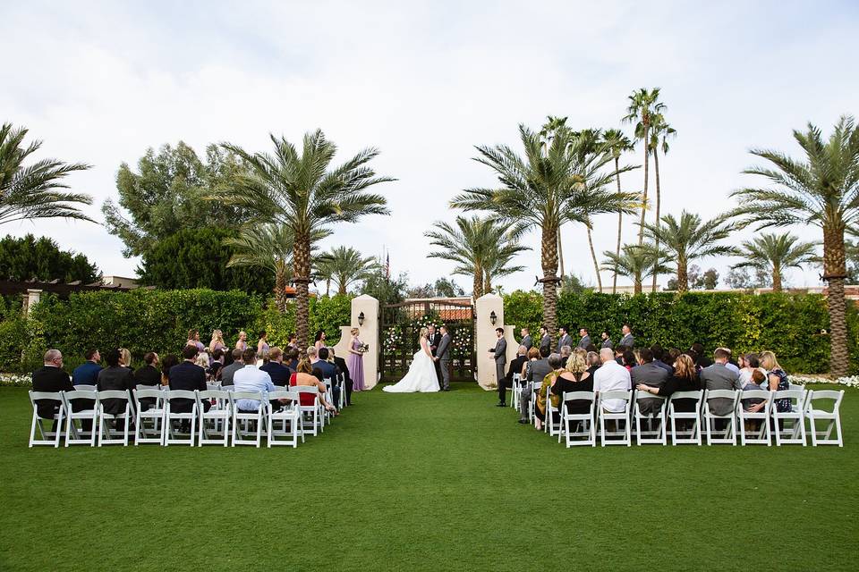 Outdoor reception