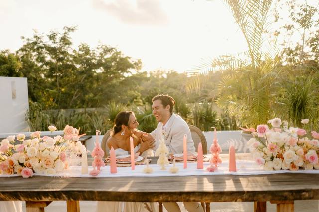 Intimate sunlit moments