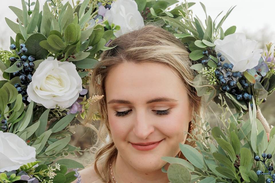 Soft natural bridal makeup