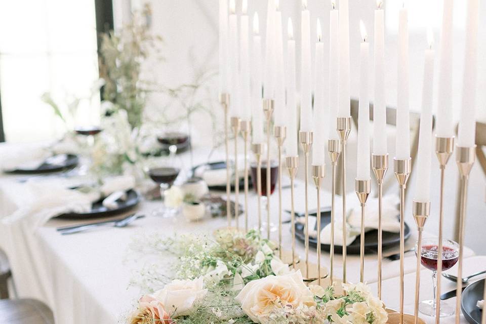 Candlelit Table Scape