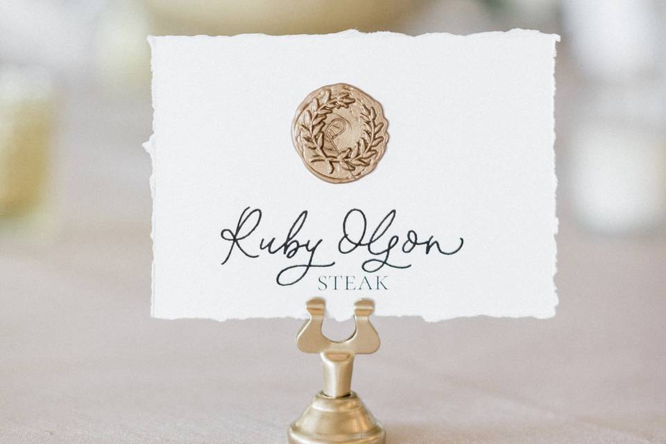 Delicate Place Cards