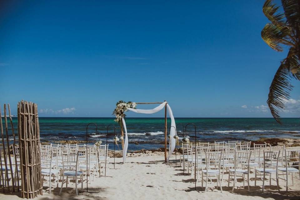 Ceremony at the beach