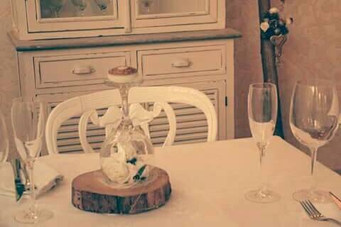 Glassware and centerpiece