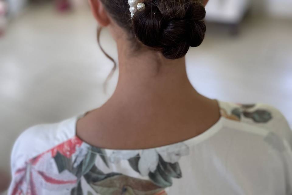 MOH braided chignon