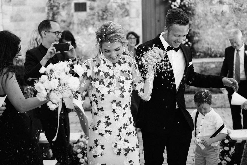 Newlyweds in Puglia