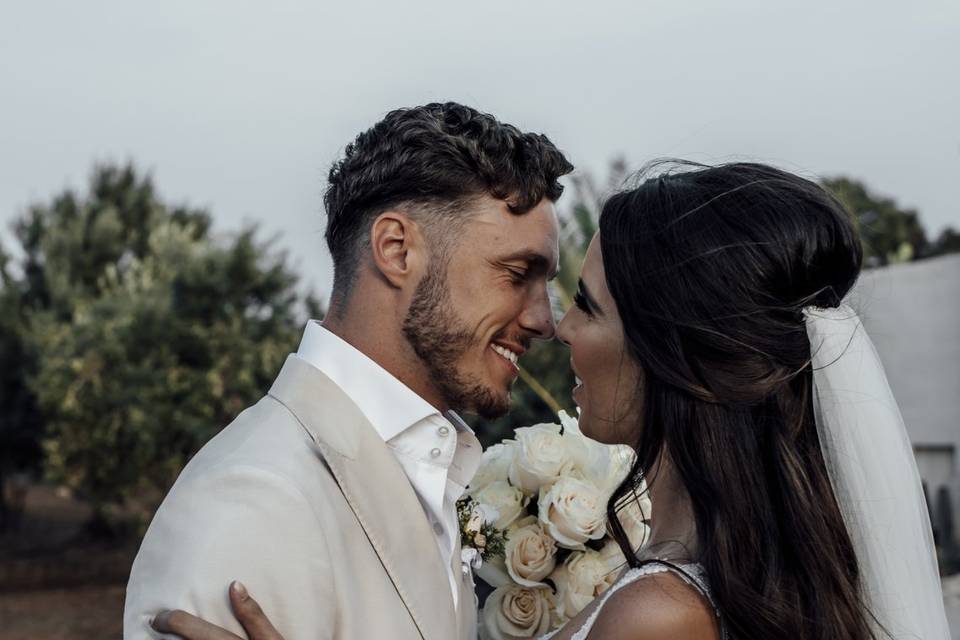 Bride and Groom in Puglia